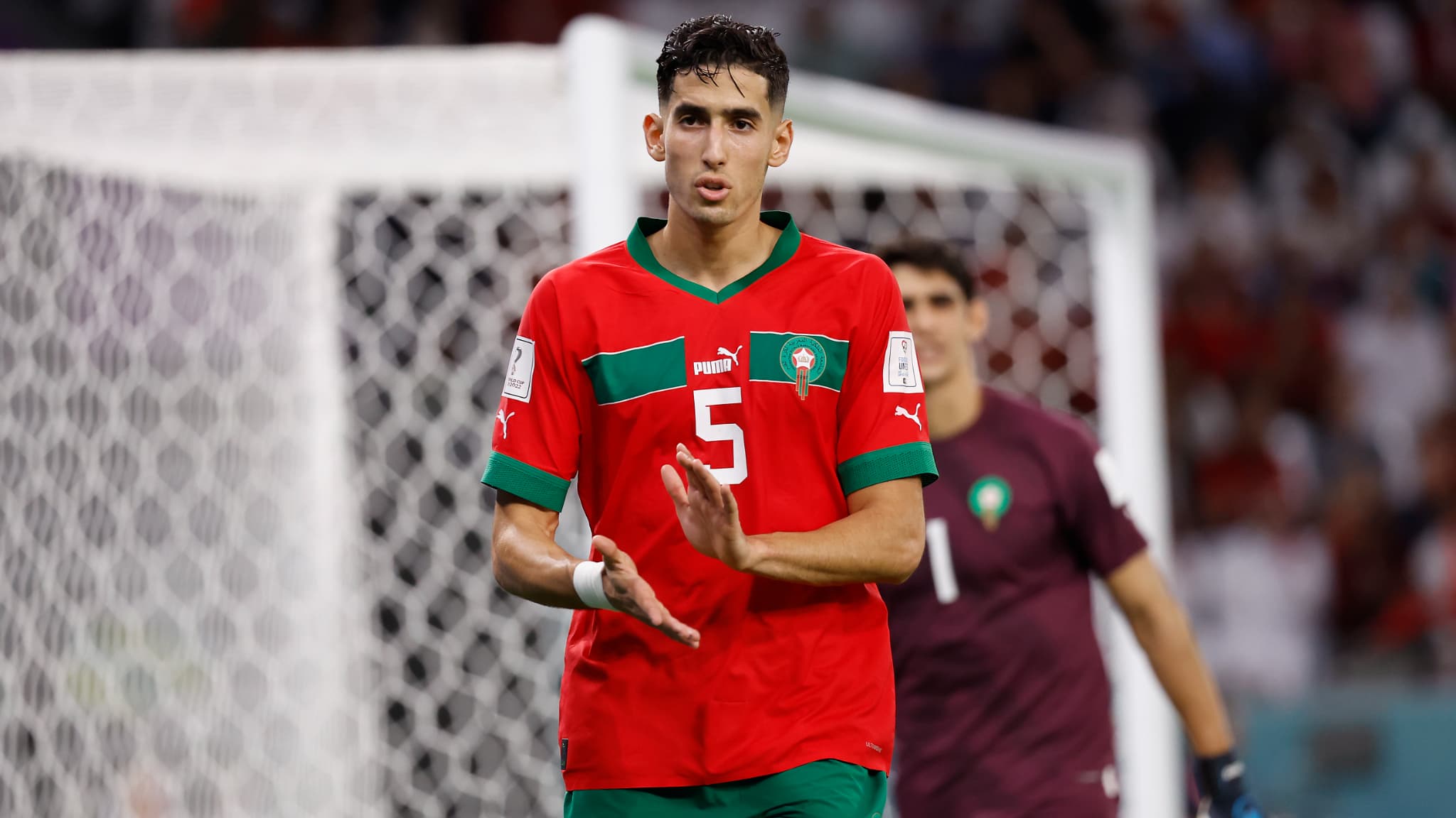 Trung vệ Nayef Aguerd xuất sắc nằm trong danh sách cầu thủ Maroc 2023