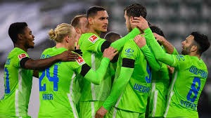 Niềm hân hoan chiến thắng của cầu thủ Wolfsburg